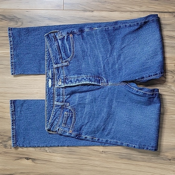 Old Navy Kicker Boot Cut High Rise Button Fly Jeans - Picture 2 of 12